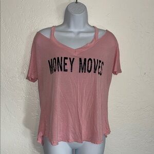 Trendy Pink Graphic Tee